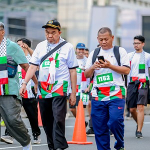 Race photo from WALK FOR PALESTINE
