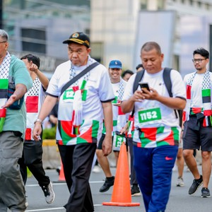 Race photo from WALK FOR PALESTINE