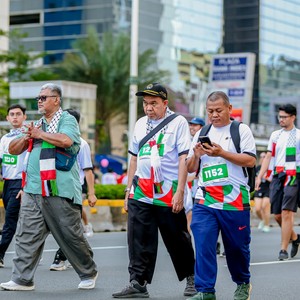 Race photo from WALK FOR PALESTINE