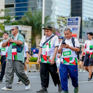 Race photo from WALK FOR PALESTINE