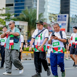Race photo from WALK FOR PALESTINE