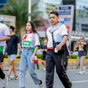 Race photo from WALK FOR PALESTINE
