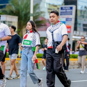 Race photo from WALK FOR PALESTINE