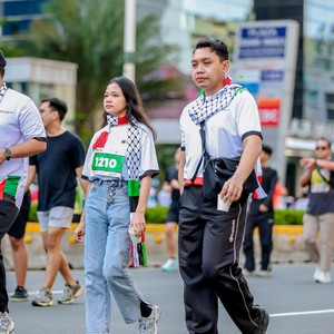 Race photo from WALK FOR PALESTINE