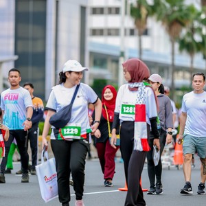 Race photo from WALK FOR PALESTINE