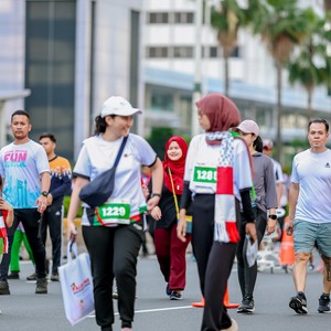 Race photo from WALK FOR PALESTINE