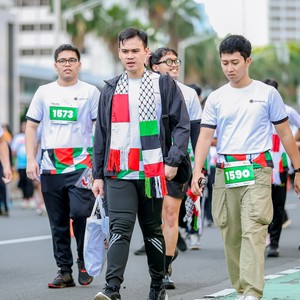 Race photo from WALK FOR PALESTINE