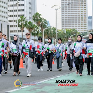 Race photo from WALK FOR PALESTINE