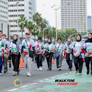 Race photo from WALK FOR PALESTINE