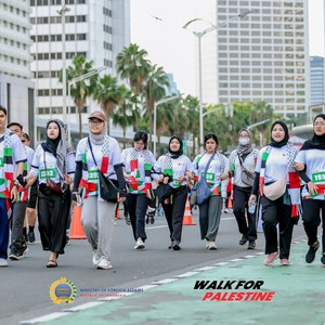 Race photo from WALK FOR PALESTINE
