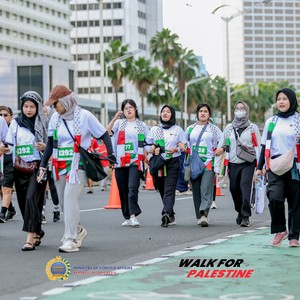 Race photo from WALK FOR PALESTINE