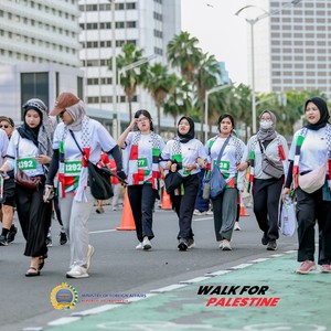 Race photo from WALK FOR PALESTINE