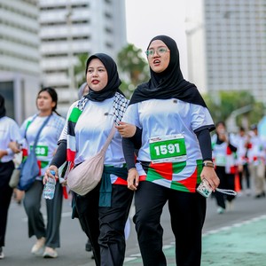 Race photo from WALK FOR PALESTINE