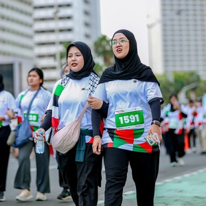 Race photo from WALK FOR PALESTINE