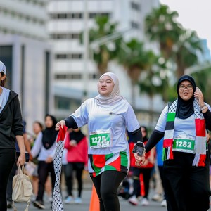 Race photo from WALK FOR PALESTINE