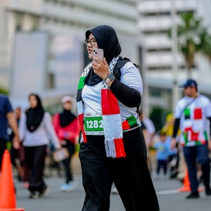 Race photo from WALK FOR PALESTINE