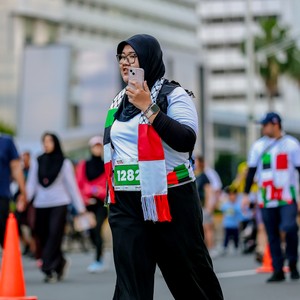 Race photo from WALK FOR PALESTINE