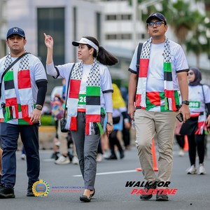 Race photo from WALK FOR PALESTINE