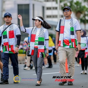 Race photo from WALK FOR PALESTINE