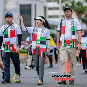 Race photo from WALK FOR PALESTINE