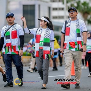Race photo from WALK FOR PALESTINE