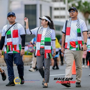 Race photo from WALK FOR PALESTINE