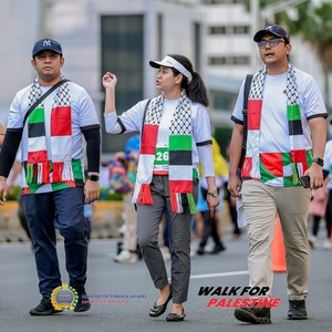 Race photo from WALK FOR PALESTINE