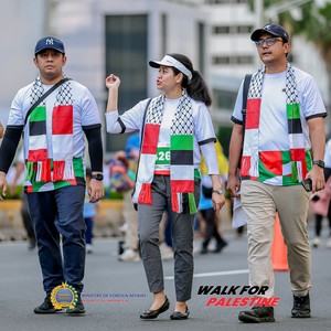 Race photo from WALK FOR PALESTINE