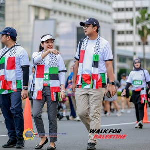 Race photo from WALK FOR PALESTINE