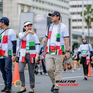 Race photo from WALK FOR PALESTINE