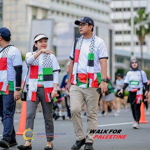 Race photo from WALK FOR PALESTINE