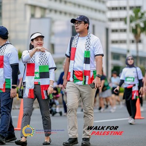 Race photo from WALK FOR PALESTINE