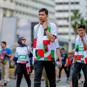 Race photo from WALK FOR PALESTINE