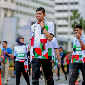 Race photo from WALK FOR PALESTINE