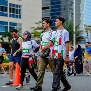 Race photo from WALK FOR PALESTINE