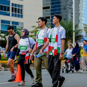 Race photo from WALK FOR PALESTINE
