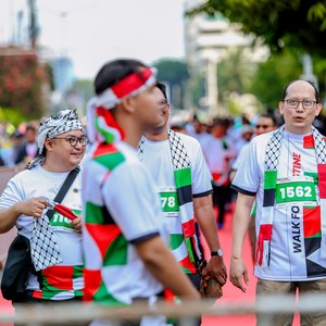 Race photo from WALK FOR PALESTINE