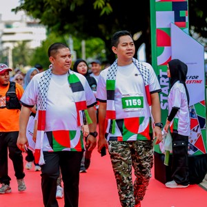 Race photo from WALK FOR PALESTINE