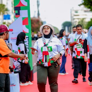 Race photo from WALK FOR PALESTINE