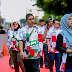 Race photo from WALK FOR PALESTINE