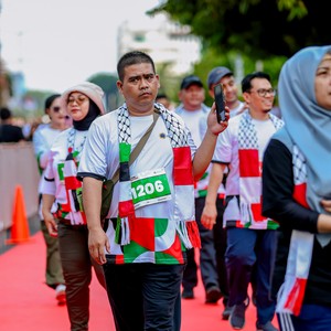 Race photo from WALK FOR PALESTINE