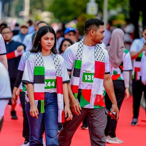 Race photo from WALK FOR PALESTINE