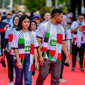 Race photo from WALK FOR PALESTINE
