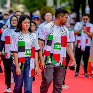 Race photo from WALK FOR PALESTINE