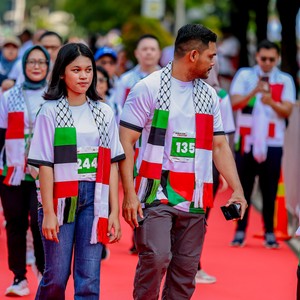 Race photo from WALK FOR PALESTINE