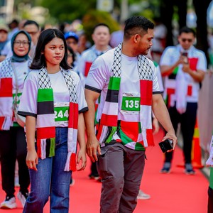 Race photo from WALK FOR PALESTINE