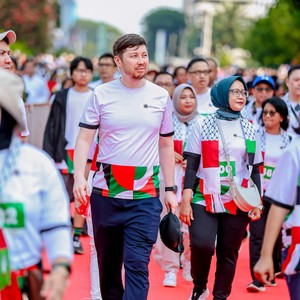 Race photo from WALK FOR PALESTINE