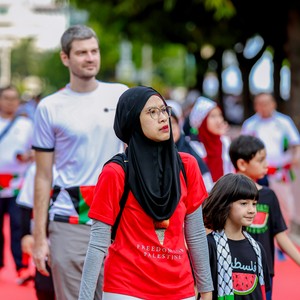 Race photo from WALK FOR PALESTINE