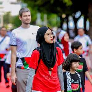Race photo from WALK FOR PALESTINE