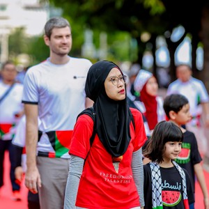 Race photo from WALK FOR PALESTINE